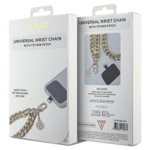 Guess GUOUCBMC4MD Universal Big HandStrap Phone Lanyard - Gold