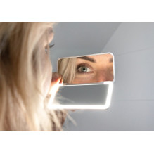 Cosmetic mirror with LED light, white KZ2010 CONCEPT