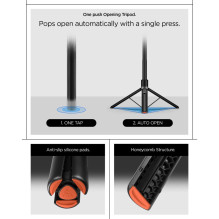 Spigen S581W MagSafe Bluetooth Selfie Stick and Tripod - Black