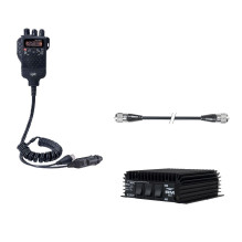 Portable CB radio station package PNI Escort HP 62, RX-TX KL203P amplifier, AM-FM-SSB, 100W, 12V and PNI R50 cable