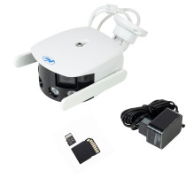 PNI IP590 video surveillance camera package, wireless, with IP, Dual lens, 2 x 2MP + PNI 128GB MicroSD memory card with PNI IP590 video surveillance camera package, wireless, with IP, Dual lens, 2 x 2MP + PNI 128GB MicroSD memory card with