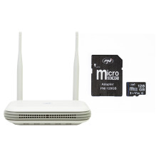 PNI House WIFI800 wireless NVR package, 8 channels 5MP or 4 channels 4K 8MP, voice prompt and PNI 128GB MicroSD memory c PNI House WIFI800 wireless NVR package, 8 channels 5MP or 4 channels 4K 8MP, voice prompt and PNI 128GB MicroSD memory c