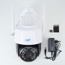 Package PNI House IP575 5MP WiFi video surveillance camera with IP + PNI 128GB MicroSD memory card with SD adapter Package PNI House IP575 5MP WiFi video surveillance camera with IP + PNI 128GB MicroSD memory card with SD adapter