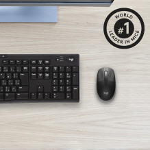 MOUSE USB OPTICAL WRL M190 / GREY 910-005906 LOGITECH