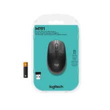 MOUSE USB OPTICAL WRL M190 / GREY 910-005906 LOGITECH