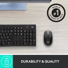 MOUSE USB OPTICAL WRL M190 / GREY 910-005906 LOGITECH