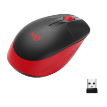MOUSE USB OPTICAL WRL M190 / RED 910-005908 LOGITECH