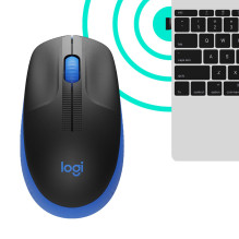 MOUSE USB OPTICAL WRL M190 / BLUE 910-005907 LOGITECH