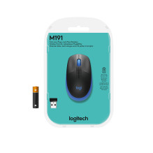 MOUSE USB OPTICAL WRL M190 / BLUE 910-005907 LOGITECH