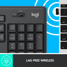 KLAVIATŪRA + PELĖS COMBO MK295 / ENG 920-009800 LOGITECH