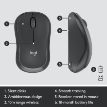KEYBOARD +MOUSE COMBO MK295 / ENG 920-009800 LOGITECH