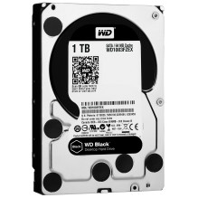 HDD, WESTERN DIGITAL, juodas, 1TB, SATA 3.0, 64 MB, 7200 aps./min., 3,5', WD1003FZEX