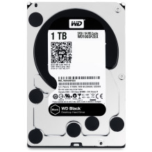 HDD, WESTERN DIGITAL, juodas, 1TB, SATA 3.0, 64 MB, 7200 aps./min., 3,5', WD1003FZEX