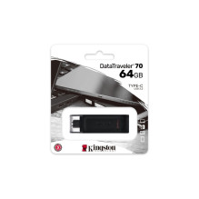 Kingston Kingston pendrive 64GB USB-C DT70 black