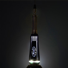 CB antenna PNI LED 2000, 90 cm, 145mm magnet and PNI SWR-300 reflectometer for SWR measurement, black