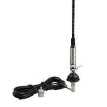 PNI S60 CB antenna, 59 cm, with butterfly, 4m RG58 cable and PNI SWR-300 reflectometer for SWR measurement, black PNI S60 CB antenna, 59 cm, with butterfly, 4m RG58 cable and PNI SWR-300 reflectometer for SWR measurement, black