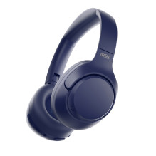 QCY H3 Over-Ear Headphones with ANC Bluetooth 5.4 Hi-Res Audio - Blue