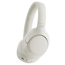 QCY H3 Over-Ear Headphones with ANC Bluetooth 5.4 Hi-Res Audio - White