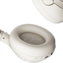 QCY H3 Over-Ear Headphones with ANC Bluetooth 5.4 Hi-Res Audio - White