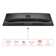 LCD Monitor, AOC, 27 ", 1920 x 1080 pixels, Full HD, Native aspect ratio 16:9, LED, Flat, 27E4U