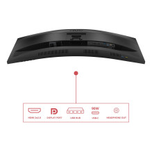 LCD Monitor, AOC, 34 ", 3440 x 1440 pixels, UltraWide Quad HD, Native aspect ratio 21:9, LCD, Curved, CU34E4CV