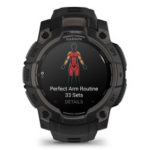 SMARTWATCH INSTINCT 3 AMOLED / BLACK / BLK 010-02936-00 GARMIN