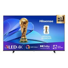 Televizorius, HISENSE, 65", 4K Ultra HD, 3840 x 2160 pikselių, plokščias, 16:9, QLED Pro, 65E7QPRO