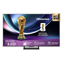 Televizorius, HISENSE, 55", 4K Ultra HD, 3840 x 2160 pikselių, plokščias, 16:9, ULED, 55U7QPRO
