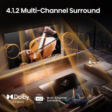 Televizorius, HISENSE, 65", 4K Ultra HD, 3840 x 2160 pikselių, plokščias, 16:9, ULED, 65U8Q