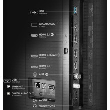 TV Set, HISENSE, 100 ", 4K Ultra HD, 3840 x 2160 pixels, Flat, 16:9, ULED, 100U7Q