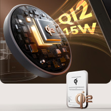 Ładowarka biurkowa Joyroom JR-W23 Qi2 4w1 z wbudowaną lampką nocną indukcyjna - biała