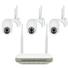 PNI House WiFi800 NVR wireless video surveillance kit and 3 outdoor PNI IP840 cameras, 8MP, 4K, IP65 PNI House WiFi800 NVR wireless video surveillance kit and 3 outdoor PNI IP840 cameras, 8MP, 4K, IP65