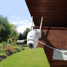 PNI IP440 WiFi PTZ wireless video surveillance camera package, 4MP, digital zoom + Sticky Pad Blue