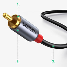 Ugreen Ugreen audio cable USB Type C (male) - 2RCA (male) 1.5m gray (20193 CM451)