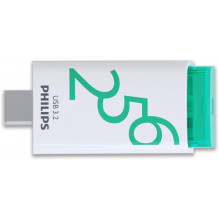 Philips 256GB Click FM25FD175B / 00 USB 3.2 White / Green Philips 256GB Click FM25FD175B / 00 USB 3.2 White / Green