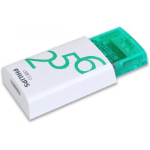 Philips 256GB Click FM25FD175B / 00 USB 3.2 White / Green Philips 256GB Click FM25FD175B / 00 USB 3.2 White / Green