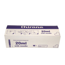CHIRANA® 2-part disposable syringes with needles (20 ml with needle 0.80 x 40 mm (21 G x 1 1 / 2') ) - 80pcs / 1box