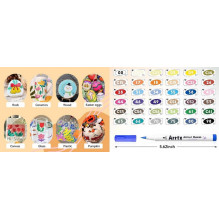 Acrylic markers - felt-tip pens ARRTX (36 colors)
