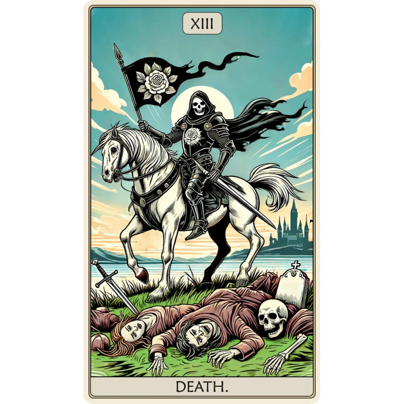 Wooden Puzzle Tarot: The Death (250 pieces) Fantasy Puzzles