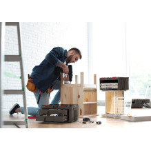 Įrankių Dėžė - Keter 2 Stalčiai, Juoda