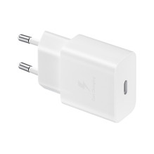 Įkroviklis - Samsung EP-T1510 15W USB-C Sieninis Įkroviklis + Laidas 1m Baltas