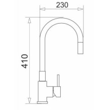 Kitchen Faucet - Pyramis Flessi Beige Color