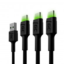 Set 3x Green Cell Cable GC...