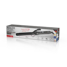 Hair Styling Tool - Adler AD 2114 Curling Iron 60W 1.8m Swivel Cord Warm Grey