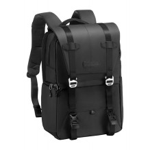 Photo Backpack - KF Concept Urban Wander 20L, Holds Camera, Lens, Laptop, Drone, Black