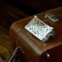 Card Holder - Perfecto Time For Machine Stainless Steel Business Card Holder