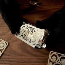 Card Holder - Perfecto Time For Machine Stainless Steel Business Card Holder