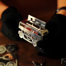 Modelių Rinkinys - Time For Machine Mielas Dvigubas Autobusas 90x30x52mm Nerūdijančio Plieno