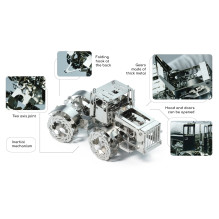 Construction Set - Time For Machine Construction Set Hot Tractor 700 Stainless Steel with Moving Axle and Door