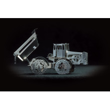 Construction Set - Time For Machine Construction Set Hot Tractor 700 Stainless Steel with Moving Axle and Door